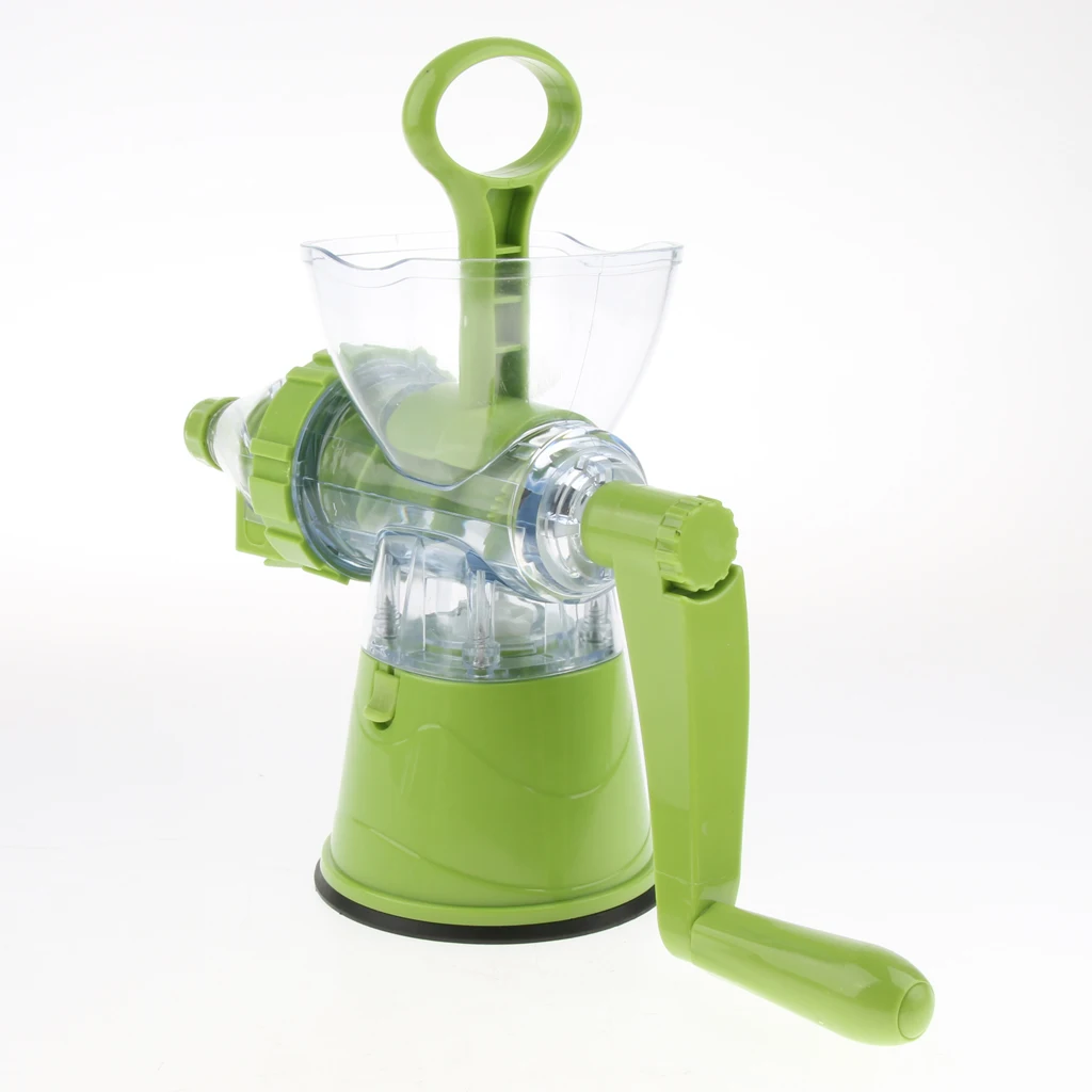 Handle Juicer Juice Extractor Cold Press Wheatgrass Carrot Icecream Blender