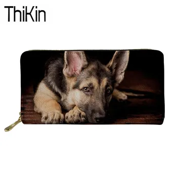 Thikin Long PU Leather Wallets for Credit Card Women 3D German Shepherd Printing Phone Purse Ladies Large Capacity Money Bags
Thikin Long PU Leather Wallets for Credit Card Women 3D German Shepherd Printing Phone Purse Ladies Large Capacity Money Bags
