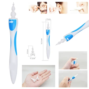 Ear Care 16 Tips Ear Cleaner Earpick Swab Easy Earwax Removal Soft Spiral Cleaner Prevent Ear-pick Clean Tools Dropshipping D321
Ear Care 16 Tips Ear Cleaner Earpick Swab Easy Earwax Removal Soft Spiral Cleaner Prevent Ear-pick Clean Tools Dropshipping D321