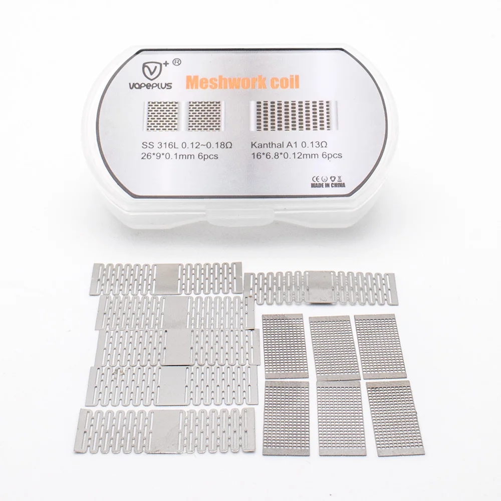 12pcs/pack Prebuilt Meshwork Coils For Electronic Cigarette RDA/RBA DIY Building Huge Vapor Accessories Prebuilt DIY Coils
12pcs/pack Prebuilt Meshwork Coils For Electronic Cigarette RDA/RBA DIY Building Huge Vapor Accessories Prebuilt DIY Coils