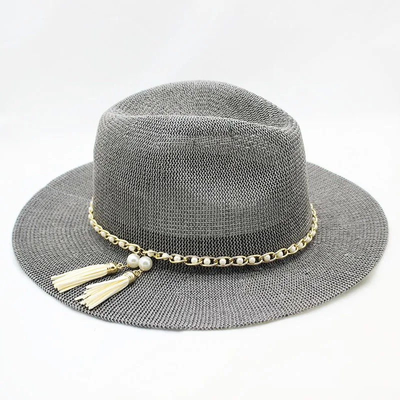 SUOGRY Panama Hat Women Straw Fedora Fmale Sunhat Women Summer Beach Sun Visor Cap Chapeau Cool Jazz Trilby Cap Sombrero
SUOGRY Panama Hat Women Straw Fedora Fmale Sunhat Women Summer Beach Sun Visor Cap Chapeau Cool Jazz Trilby Cap Sombrero
