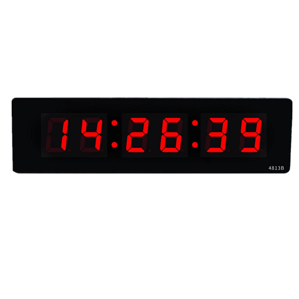 Livingroom Electronic digital LED wall clock Luminous silent desktop clock Simple time display big wall clock home Plug-in cloc
Livingroom Electronic digital LED wall clock Luminous silent desktop clock Simple time display big wall clock home Plug-in cloc