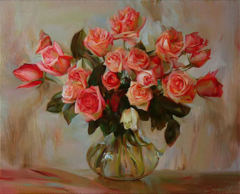 Rose DIY Painting By Numbers 24 Color Pigment Brush Painting Art Hand-painted Creative Digital Oil Painting
Rose DIY Painting By Numbers 24 Color Pigment Brush Painting Art Hand-painted Creative Digital Oil Painting