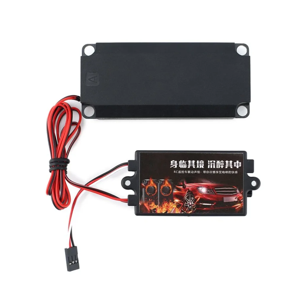 OCDAY Second Generation Cool Throttle Linkage Groups Engine Sound Simulator with 1 Speakers for RC Sports Car Model Vehicle
OCDAY Second Generation Cool Throttle Linkage Groups Engine Sound Simulator with 1 Speakers for RC Sports Car Model Vehicle