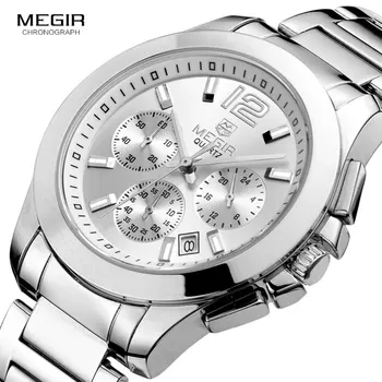 2019 MEGIR Business Men Quartz Watches Blue Stainless Steel Analog Male Clock Fashion Causal Date Week Luminous Hour Clock
2019 MEGIR Business Men Quartz Watches Blue Stainless Steel Analog Male Clock Fashion Causal Date Week Luminous Hour Clock