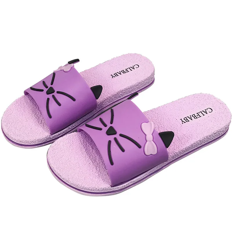 Fashion Summer Lovely Cat Slipper Cartoon Woman Slipper Indoor Bathroom Outdoor Beach Slipper Flat Soft Female Slippers
Fashion Summer Lovely Cat Slipper Cartoon Woman Slipper Indoor Bathroom Outdoor Beach Slipper Flat Soft Female Slippers