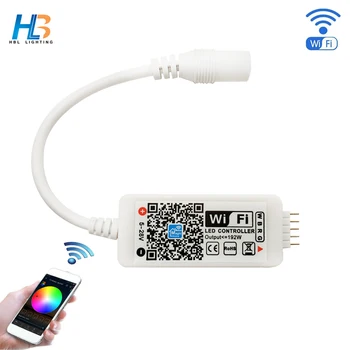WiFi Remote Smartphone WIFI LED RGBW Controller Android IOS for RGBW RGBWW LED Light Strip DC 12 V Led Ribbon Diode Tape
WiFi Remote Smartphone WIFI LED RGBW Controller Android IOS for RGBW RGBWW LED Light Strip DC 12 V Led Ribbon Diode Tape