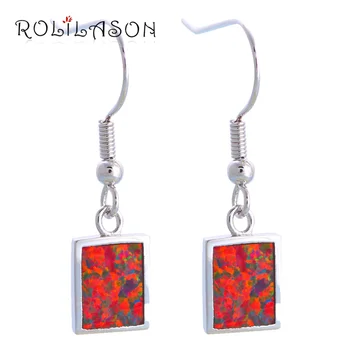 ROLILASON Trendy Rectangle Design Promotion Brown Fire Opal Silver Stamped Dangle Earrings Opal Fashion Jewelry for Women OE601
ROLILASON Trendy Rectangle Design Promotion Brown Fire Opal Silver Stamped Dangle Earrings Opal Fashion Jewelry for Women OE601