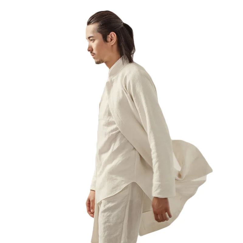 2019 New Arrival Chinese Style Traditional Chinese Clothing Cotton and Linen Mens Coat Long Hanfu Long Sleeve Tops D695
2019 New Arrival Chinese Style Traditional Chinese Clothing Cotton and Linen Mens Coat Long Hanfu Long Sleeve Tops D695