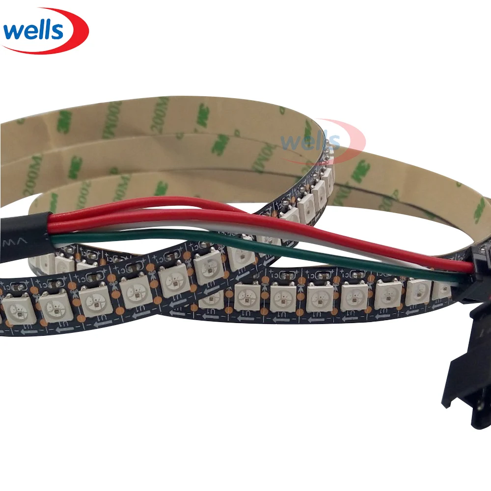 10 X 1m 144 LEDs/M 5050 RGB WS2812B Chip Black PCB WS2811 IC Digital 5V LED Strip Light
10 X 1m 144 LEDs/M 5050 RGB WS2812B Chip Black PCB WS2811 IC Digital 5V LED Strip Light