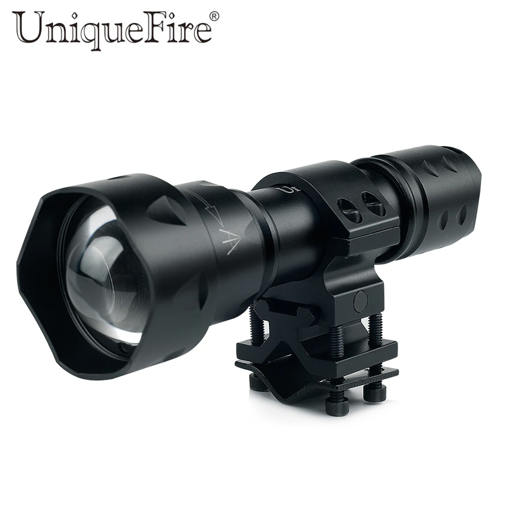 Original UniqueFire EU Product T20 IR850nm LED Tactical Flashlight+QQ07 25.4mm Ring Diameter Scope Mount For Night Rifle Hunting
Original UniqueFire EU Product T20 IR850nm LED Tactical Flashlight+QQ07 25.4mm Ring Diameter Scope Mount For Night Rifle Hunting