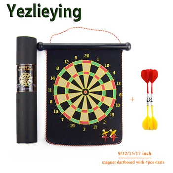 9/12/15/17 inch Professional magnet Dart Board Suit Special Darts Disc with 4pcs darts
9/12/15/17 inch Professional magnet Dart Board Suit Special Darts Disc with 4pcs darts