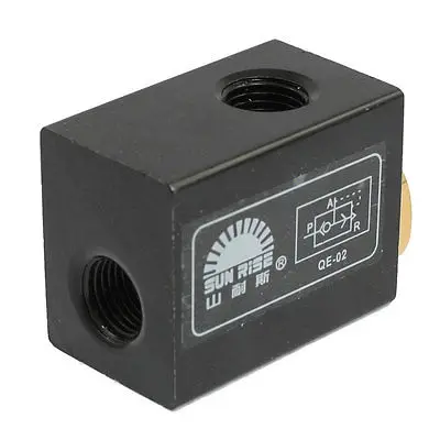 QE-02 One Way Flow G1/4" Thread Pipe Air Pneumatic Exhaust Valve
QE-02 One Way Flow G1/4" Thread Pipe Air Pneumatic Exhaust Valve