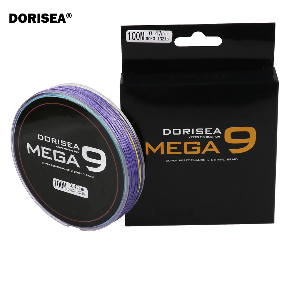 Mega 9 strands Finshing Line 100M/Yards Super Performance Braided Wire Multiflament Japan Material 20-132LB Fishline
Mega 9 strands Finshing Line 100M/Yards Super Performance Braided Wire Multiflament Japan Material 20-132LB Fishline