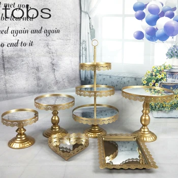 1pcs-7pcs Mirror Wedding Decoration Tier Cupcake Display Gold Metal Cake Stand
1pcs-7pcs Mirror Wedding Decoration Tier Cupcake Display Gold Metal Cake Stand