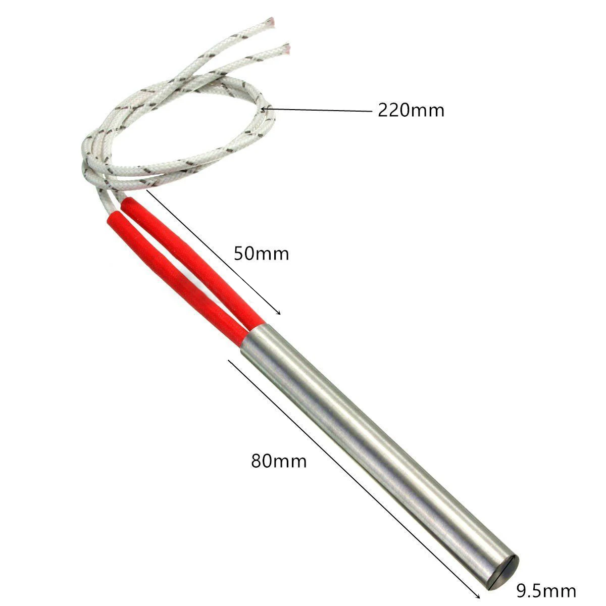 Mayitr Durable Cartridge Heating Element Heater AC110V 300W High-density Electric Heating Tube For Mold Welding Heating 9.5*80mm