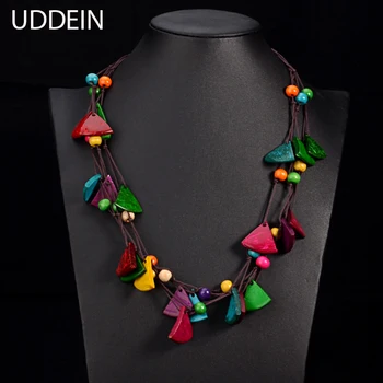 UDDEIN New design bohemian necklace vintage statement bib collares handmade multi layer wood jewelry online shopping india maxi
UDDEIN New design bohemian necklace vintage statement bib collares handmade multi layer wood jewelry online shopping india maxi