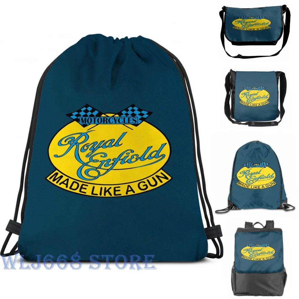 Funny graphic print shoulder Bags women Royal Enfield (2) Single backpack travel for men Gym Bag | Багаж и сумки