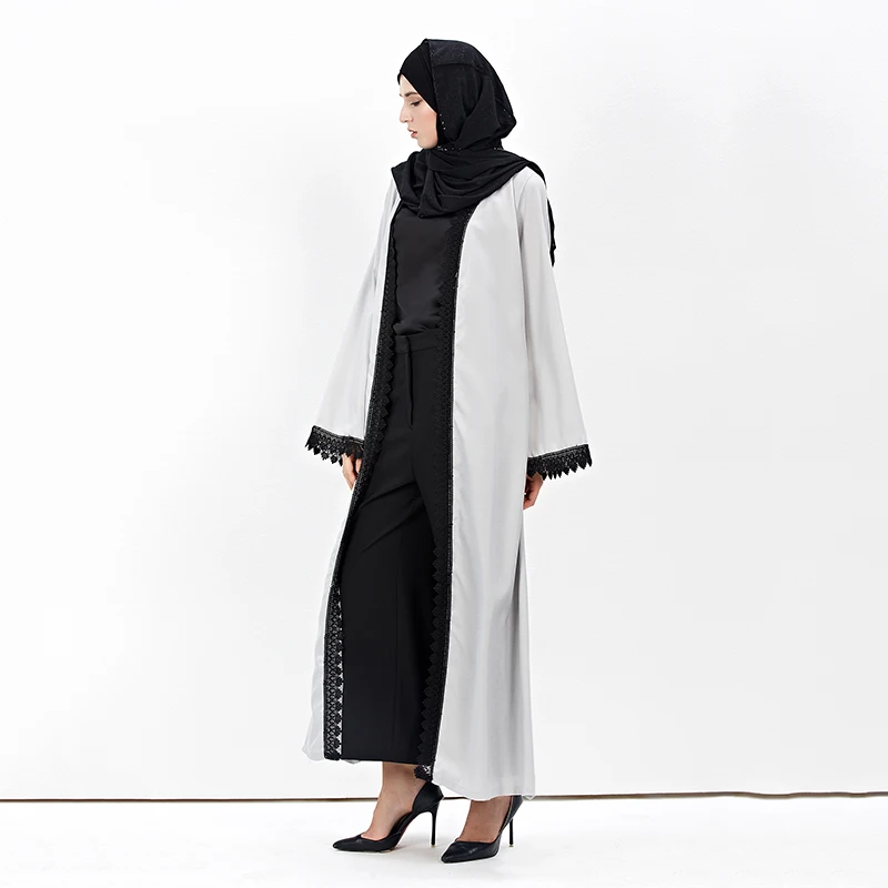 Muslim Abaya Lace Maxi Dress Cardigan Long Robe Gowns Kimono Jubah Ramadan Arab Worship Turkish Thobe Islamic Prayer Clothing
Muslim Abaya Lace Maxi Dress Cardigan Long Robe Gowns Kimono Jubah Ramadan Arab Worship Turkish Thobe Islamic Prayer Clothing