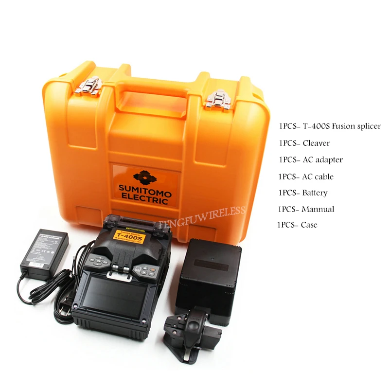 New Janpan Original Sumitomo T-400S fiber fusion splicer 7s Typical splicing single core Fiber Welding Machine 30s heating time
New Janpan Original Sumitomo T-400S fiber fusion splicer 7s Typical splicing single core Fiber Welding Machine 30s heating time