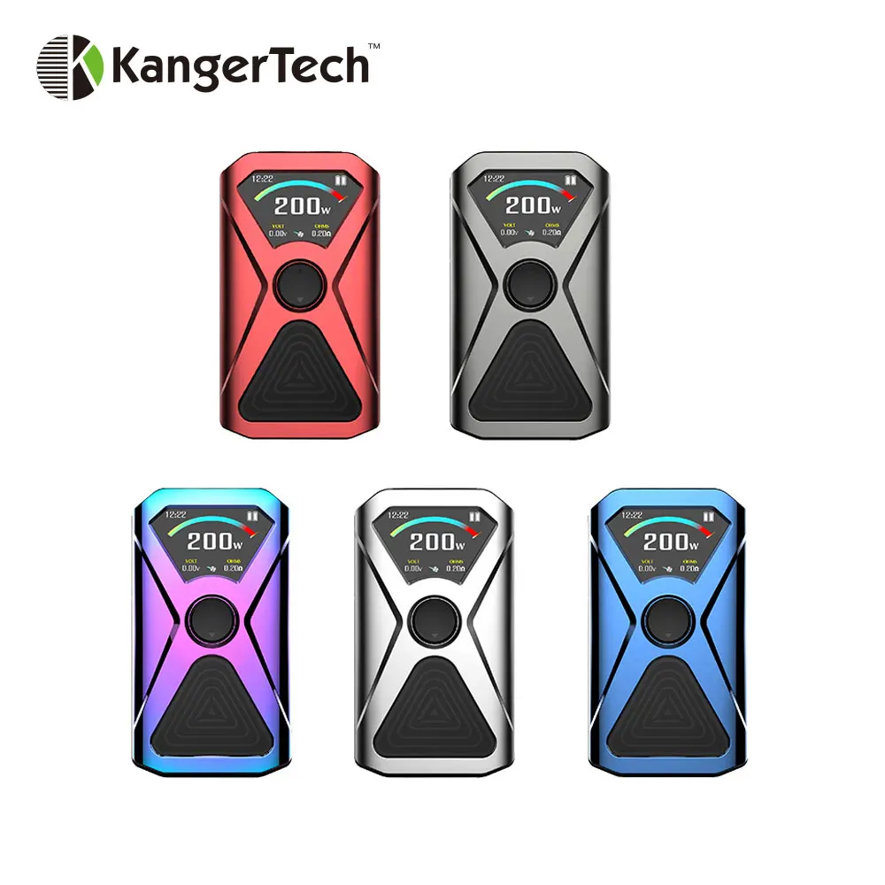 Original 200W Kangertech XLUM TC Box MOD for Kangertech XLUM Tank Full-information OLED Dashboard No 18650 Battery Vs Mini-C
Original 200W Kangertech XLUM TC Box MOD for Kangertech XLUM Tank Full-information OLED Dashboard No 18650 Battery Vs Mini-C
