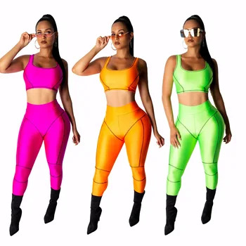 Cross-border women's wear European and American fashion leisure sport tight waistcoat pants two-piece trousers suit
Cross-border women's wear European and American fashion leisure sport tight waistcoat pants two-piece trousers suit