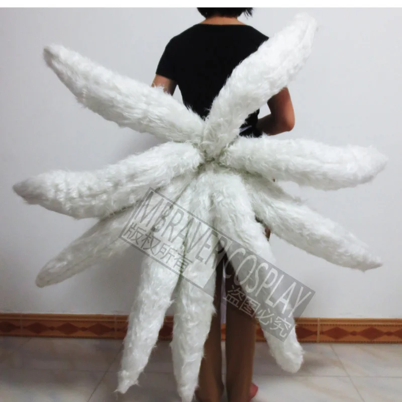 Anime League The Nine Tail Fox Ahri of Legends Custom Made White Wool Tails Cosplay Costume
Anime League The Nine Tail Fox Ahri of Legends Custom Made White Wool Tails Cosplay Costume