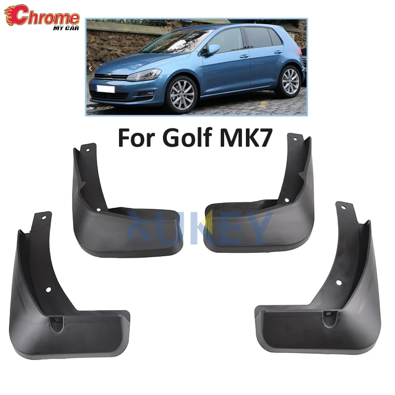 Брызговики для Volkswagen VW Golf 7 Mk7 VII 2013 2014 2015 2016 набор литые брызговики передние и