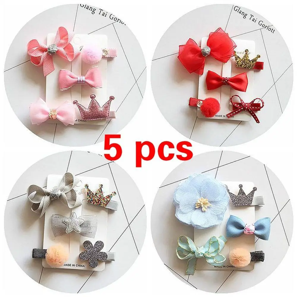 5 pcs/set Children's Fashion Handmade Hair Accessories Kids Headdress Flower Girl Crown Bowknot Hair Clips Hair Pin
5 pcs/set Children's Fashion Handmade Hair Accessories Kids Headdress Flower Girl Crown Bowknot Hair Clips Hair Pin