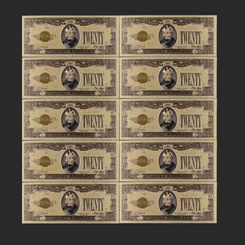 1928 Year Colorful USA Banknotes 20 Dollar Bills Bank Note In 24K Gold Plated Fake Currency Money for Gifts Free Shipping
1928 Year Colorful USA Banknotes 20 Dollar Bills Bank Note In 24K Gold Plated Fake Currency Money for Gifts Free Shipping