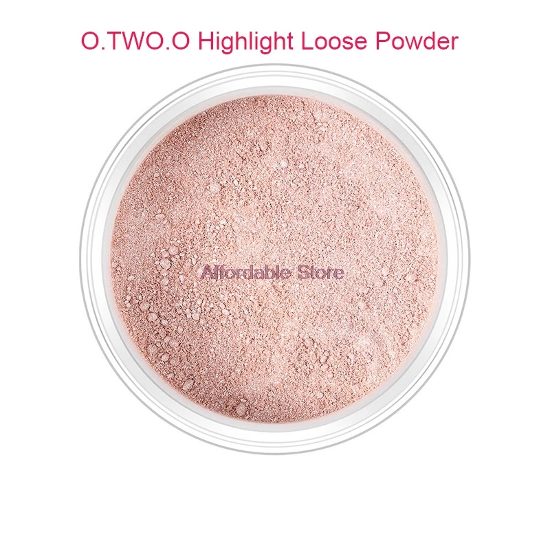 

O.TWO.O New Rose Gold 9123 Face Highlight Loose Powder Facial Makeup Contour Highlighter Long Lasting Brighten Whitening Makeup