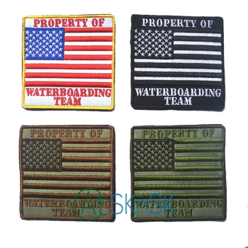 Wholesale Good quality patchwork american flag emboridery iron on patch jacket badge USA property of waterboarding team patches
Wholesale Good quality patchwork american flag emboridery iron on patch jacket badge USA property of waterboarding team patches