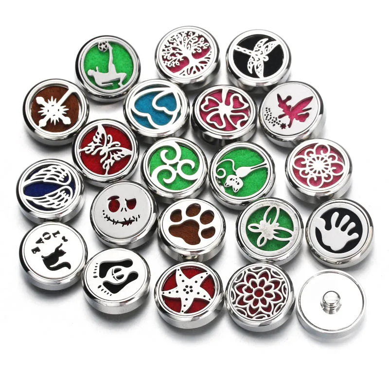Aromatherapy mix18mm Snap Buttons Perfume Locket Magnetic Stainless Steel Essential Oil Diffuser Snap Button Bracelet Jewelry
Aromatherapy mix18mm Snap Buttons Perfume Locket Magnetic Stainless Steel Essential Oil Diffuser Snap Button Bracelet Jewelry