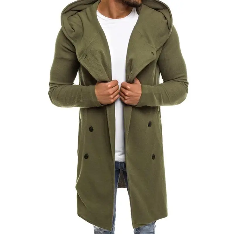 Men Coat Double Breasted Overcoat New Men's Fashion New Design Long Coat Cap Collar Male Clothing Casual Windbreaker For Men
Men Coat Double Breasted Overcoat New Men's Fashion New Design Long Coat Cap Collar Male Clothing Casual Windbreaker For Men