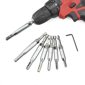 7pcs HSS Self Centering Hinge Center Drill Bits Set Door Cabinet Woodworking Punch Hole Hexagon Driller Positioning hot sale
7pcs HSS Self Centering Hinge Center Drill Bits Set Door Cabinet Woodworking Punch Hole Hexagon Driller Positioning hot sale