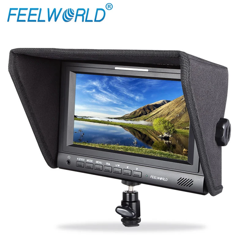 Feelworld FW679-HSD 7 Inch 3G-SDI HDMI On-camera Field Monitor with Tally YPbPr AV Input Photography Studio LCD Monitor
Feelworld FW679-HSD 7 Inch 3G-SDI HDMI On-camera Field Monitor with Tally YPbPr AV Input Photography Studio LCD Monitor