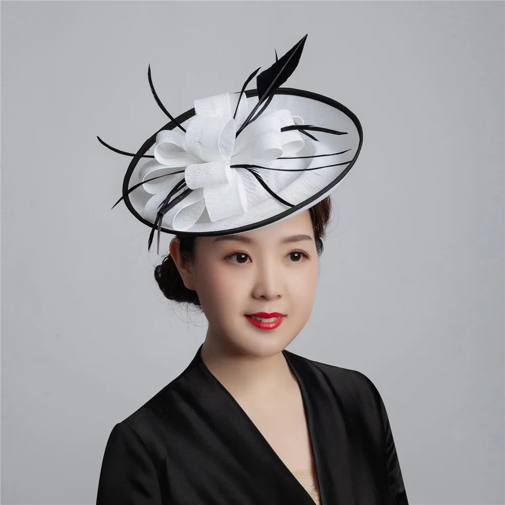 ShanFu Ladies Vintage White Sinamay Fascinators Hat Linen Flower Hair Accessories for Wedding Party Church Hats Women Elegant
ShanFu Ladies Vintage White Sinamay Fascinators Hat Linen Flower Hair Accessories for Wedding Party Church Hats Women Elegant