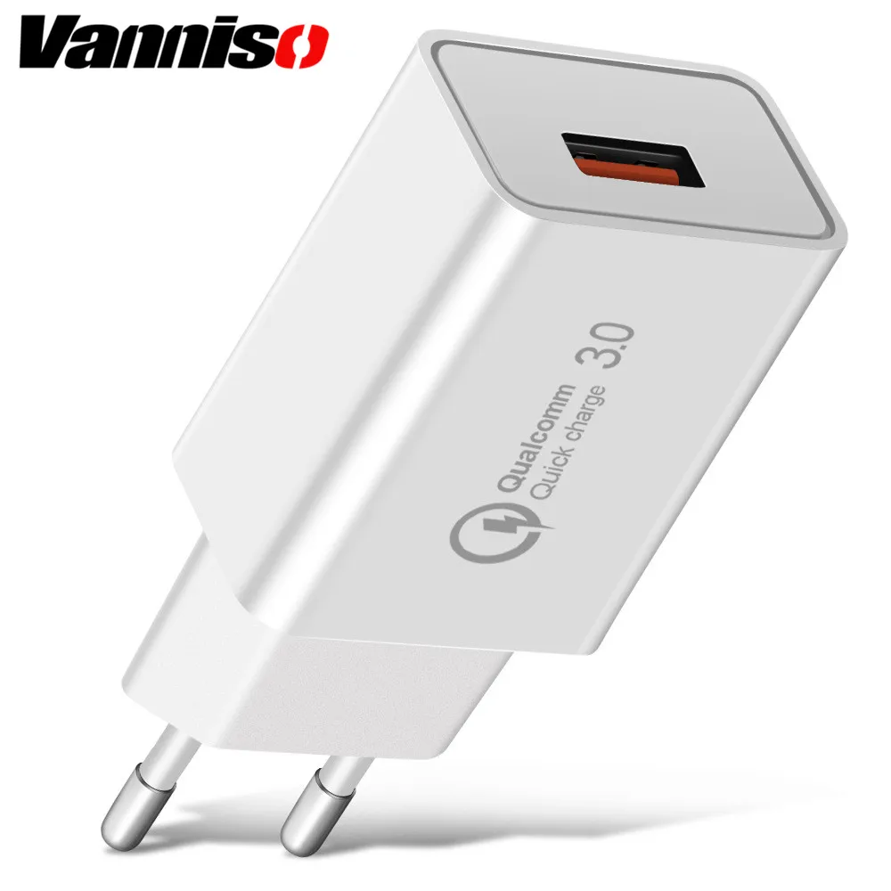 18W QC 3.0 5V 3A Universal USB charger For iPhone Type C Android EU US Plug Fast charging Travel Phone Adapter for Huawei Xiaomi
18W QC 3.0 5V 3A Universal USB charger For iPhone Type C Android EU US Plug Fast charging Travel Phone Adapter for Huawei Xiaomi