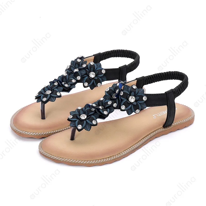 Rhinestone Sandals Fashion Flat Bohemian Sandals Gladiator Shoes Fashion Woman Diamond Shoes Beach Sandals Shoes Crystal Shoe
Rhinestone Sandals Fashion Flat Bohemian Sandals Gladiator Shoes Fashion Woman Diamond Shoes Beach Sandals Shoes Crystal Shoe