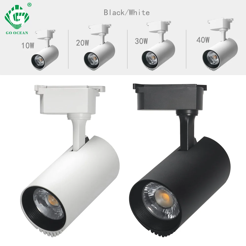 LED Track light 10W 20W 30W 40W COB Shop Clothing Store Home Night Lighting Aluminnum Spot Track Fixture Rail Spotlights
LED Track light 10W 20W 30W 40W COB Shop Clothing Store Home Night Lighting Aluminnum Spot Track Fixture Rail Spotlights