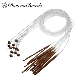 DoreenBeads Bamboo Flexible Afghan Tunisian Carpet Crochet Hooks Needles At Random Transparent 119.5cm(47"), 1 Set(12 PCs/Set)
DoreenBeads Bamboo Flexible Afghan Tunisian Carpet Crochet Hooks Needles At Random Transparent 119.5cm(47"), 1 Set(12 PCs/Set)