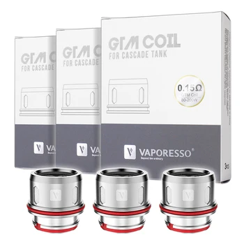 Authentic 9pcs Vaporesso GTM 8 Replacement 0.15 ohm Coil for Cascade Atomizer Tank
Authentic 9pcs Vaporesso GTM 8 Replacement 0.15 ohm Coil for Cascade Atomizer Tank