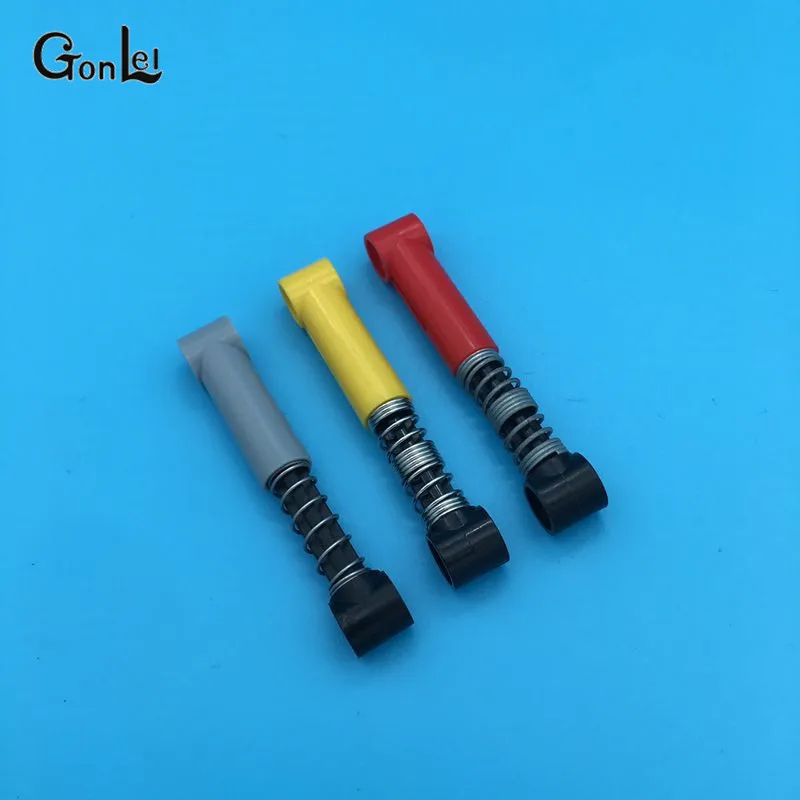 10Pcs/lot Technic Series MOC Brick Parts Shock Absorber 6.5L (Hard Spring) Toys Compatible with 76537 Technic Cars Parts DIY Toy
10Pcs/lot Technic Series MOC Brick Parts Shock Absorber 6.5L (Hard Spring) Toys Compatible with 76537 Technic Cars Parts DIY Toy