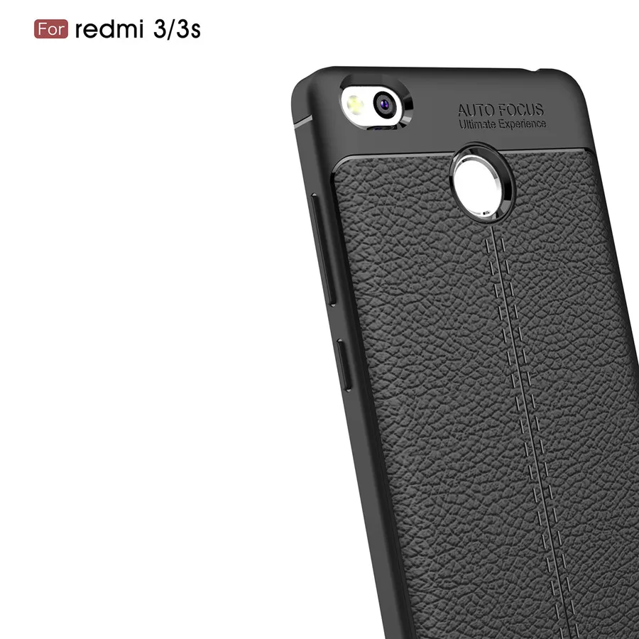 Phone Case For Xiaomi Redmi 3s Case Luxury TPU Silicone Imitation Leather Cover for Xiaomi Redmi 3 Pro Case Redmi 3S 3 S Case