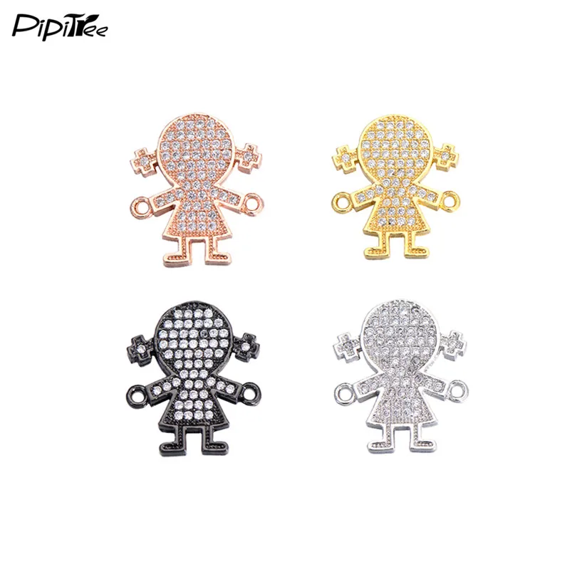 Pipitree DIY CZ Beads Boys and Girls Charms fit Charm Bracelet Pendant Connectors Spacer Beads for Jewelry Making Accessories
Pipitree DIY CZ Beads Boys and Girls Charms fit Charm Bracelet Pendant Connectors Spacer Beads for Jewelry Making Accessories
