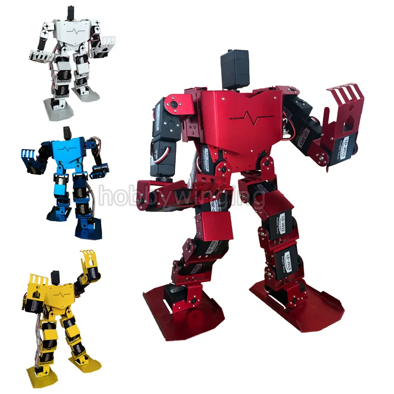 19DOF Humanoid Bipedal Robot w/ High precision digital steering gear Servos Hard aluminum alloy Contest Dance Robot for Arduino
19DOF Humanoid Bipedal Robot w/ High precision digital steering gear Servos Hard aluminum alloy Contest Dance Robot for Arduino