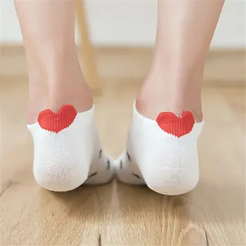 5 Pairs/set Lovely Socks Women Cotton Heel Love Patchwork Sox Breathable Print Female Ankle Socks Streetwear
5 Pairs/set Lovely Socks Women Cotton Heel Love Patchwork Sox Breathable Print Female Ankle Socks Streetwear