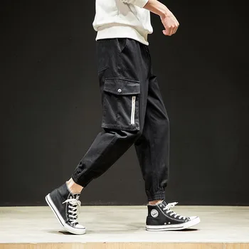 Spring Black Cargo Pants Men Streetwear Hip Hop Joggers Men Trousers Casual Harem Baggy Pants Men Pantalon Cargo
Spring Black Cargo Pants Men Streetwear Hip Hop Joggers Men Trousers Casual Harem Baggy Pants Men Pantalon Cargo