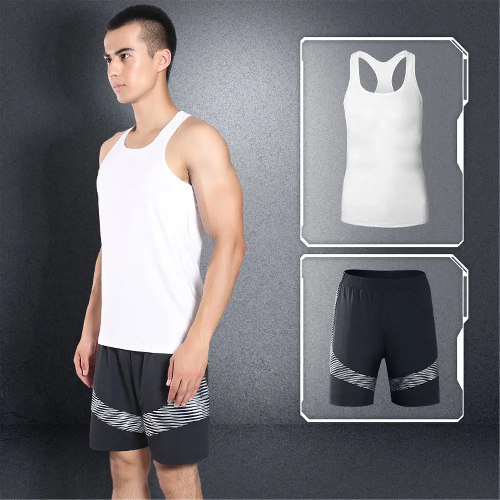 A6-2件套白背心银