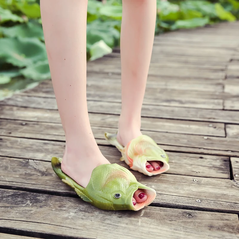 2019 Creative Fish-shaped Male 30~45 Slippers Word Drag Summer Outdoor Drag Men And Women Beach Shoes Fish Slippers
2019 Creative Fish-shaped Male 30~45 Slippers Word Drag Summer Outdoor Drag Men And Women Beach Shoes Fish Slippers
